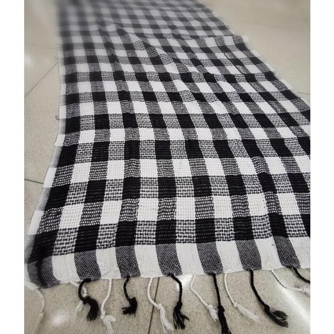 Sale Selendang Poleng Rajut Tebal / Selendang Poleng Katun / Selendang Catur Bali Viral