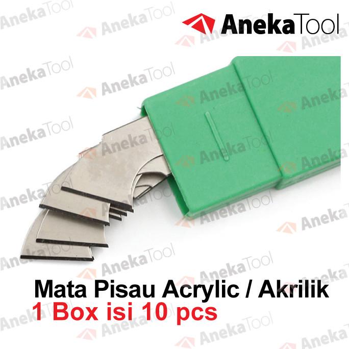 

Isi Cutter Mata Pisau Akrilik / Spare Blades Isi 10 Blades Kode 633