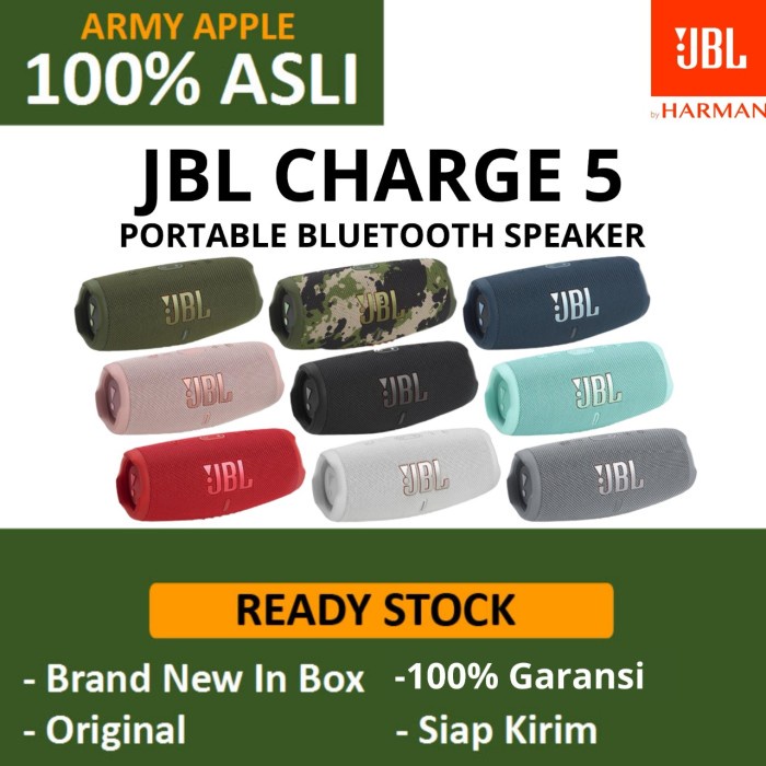 Jbl Charge 5 Portable Speaker Charge5 Original Harman Kardon