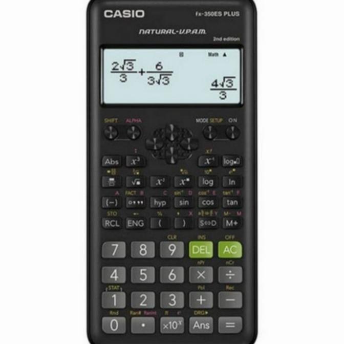 

Casio Fx-350Es Plus 2Nd Edition - Scientific / Kalkulator Ilmiah Kode 76