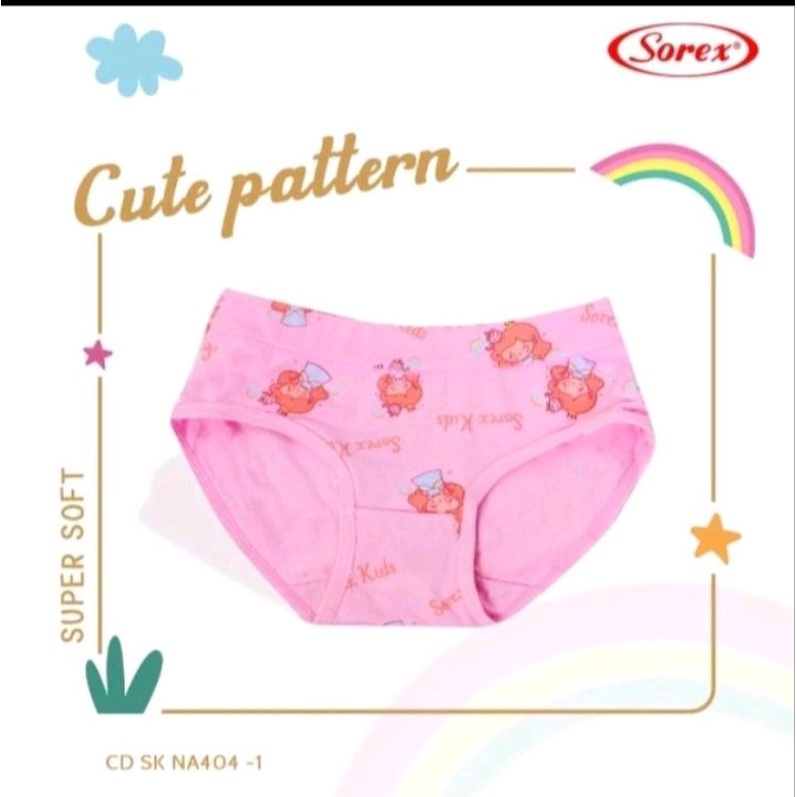 { 6 PCS } CD SOREX KIDS NA 404-1 CELANA DALAM ANAK PEREMPUAN
