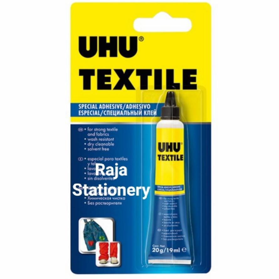 

Kiyos UHU TEXTILE 19ML FABRIC GLUE / LEM KAIN BAJU TEKSTIL SEPATU UHU PEREKAT SEGALA KAIN SPESIAL KB003