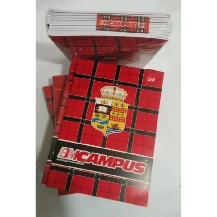 

Buku Tulis BMC campus 36 Lembar[ ISI 5 PCS ] Satu Pak Anak Sekolah SMP -45pr