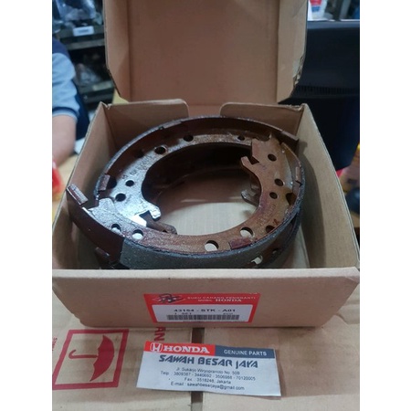 Parking Brake Shoe - Kampas Rem Tangan Tromol Belakang Honda Honda CRV CR-V RE Gen.3 2007 2008 2009
