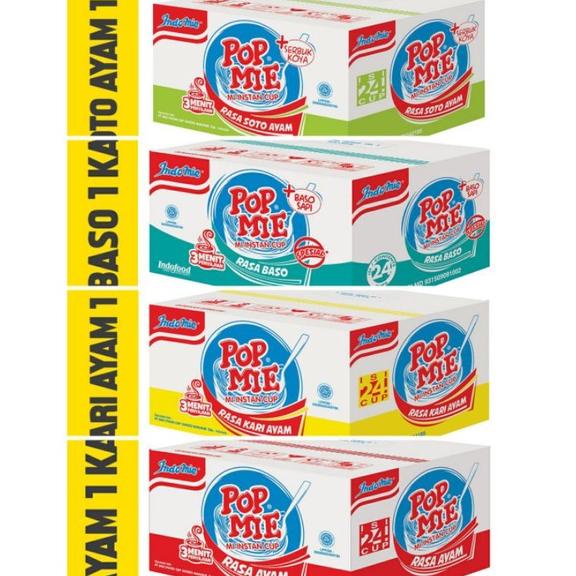 

Media Pop mie mi instan cup jumbo isi 24 cup @75g MD003