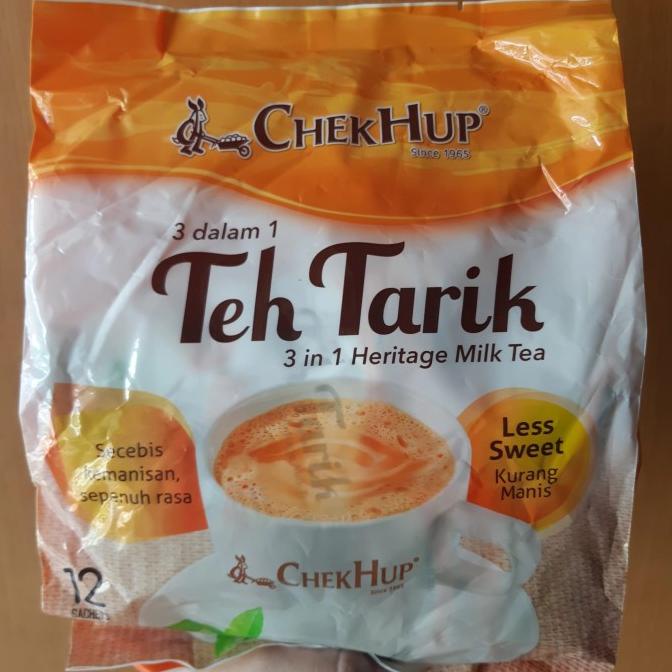 

Chek Hup 3in1 heritage milk tea less sweet teh tarik kurang manis