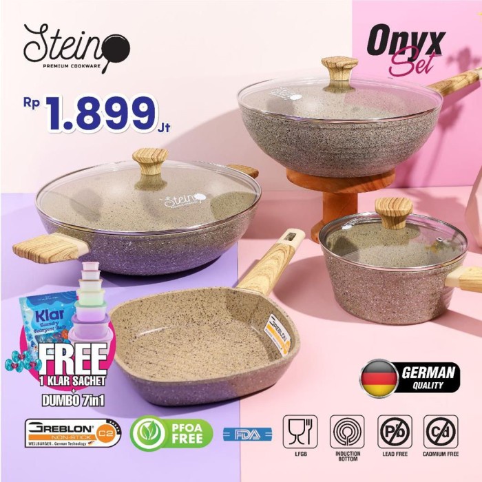 Promo Steincookware Paket Onyx
