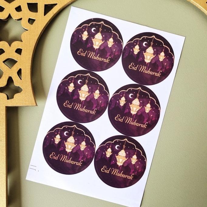 

Kualitas terbaik] Stiker lebaran toples sticker idul Fitri label lebaran idul fitri
