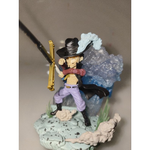 (one piece) (no box) action figure anime statue chibi mihawk