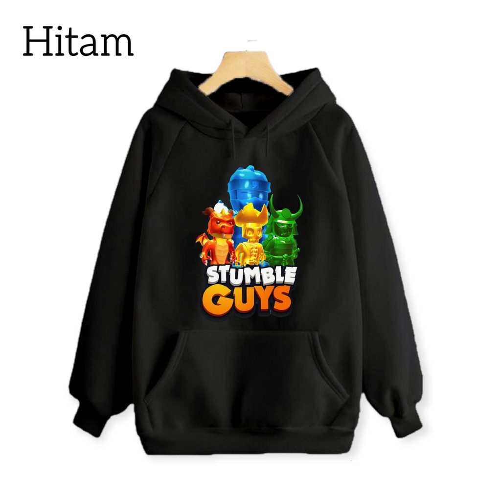 EXCLUSIVE ANAK ANAK YVF - SWEATER HOODIE STUMBLE GUYS / SETELAN SKIN SPESIAL