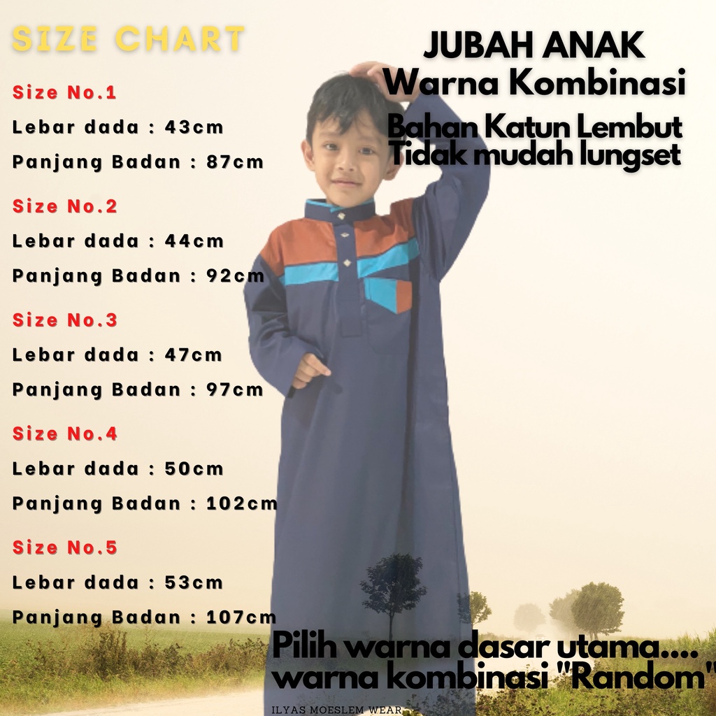 EXCLUSIVE ANAK ANAK JUBAH ANAK PREMIUM AL FADHIL BAJU KOKO ANAK LAKI LAKI / BAJU KOKO ANAK / KURTA