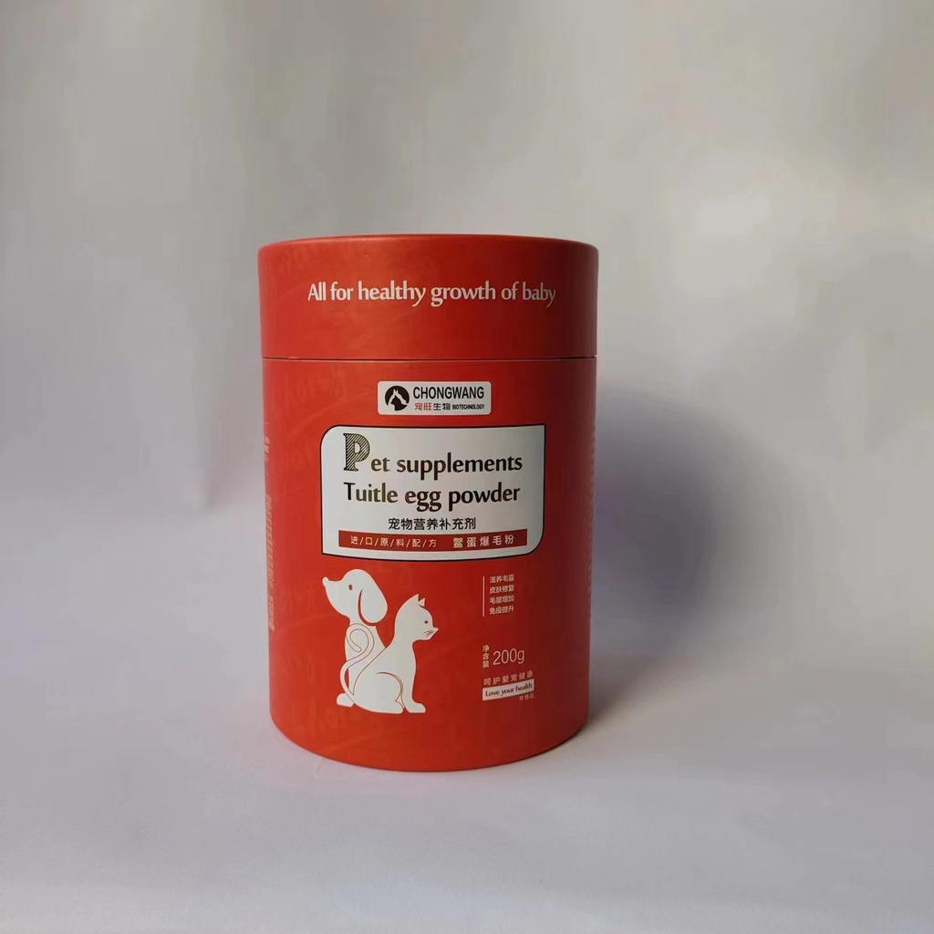 Bubuk Rambut Telur Kura-kura Hewan Peliharaan Nutrisi Seimbang Nutrisi Senyawa Suplemen Nutrisi Kuli