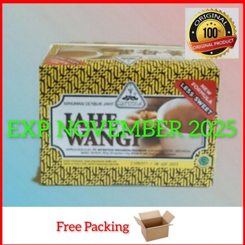 

Hot - Intra Jahe Wangi Less Sweet Box isi 20 Sachets/Minuman Serbuk Jahe /Jahe bubuk .,