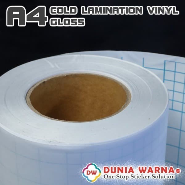 

✨Ready Cold Lamination Film Laminasi Dingin Vinyl Stiker Printing A4 Roll Terbatas