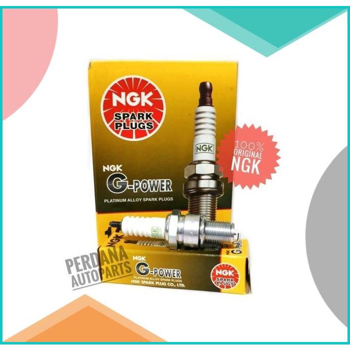 Busi NGK G-Power Platinum Motor 2tak Drat Panjang Asli Original 20JVL