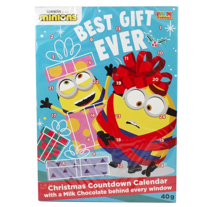 

Terlaris Minion Chocolate Christmas Advent Calender Promo Terbaru