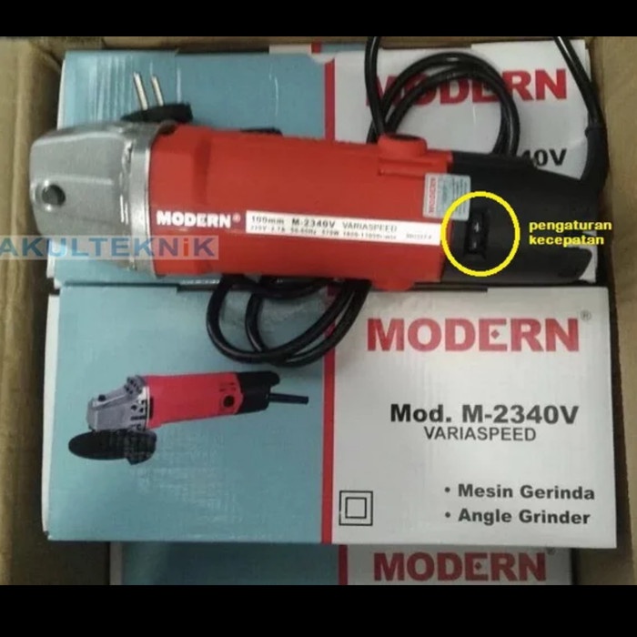 gerinda tangan modern variabel speed gerinda modern m2340v