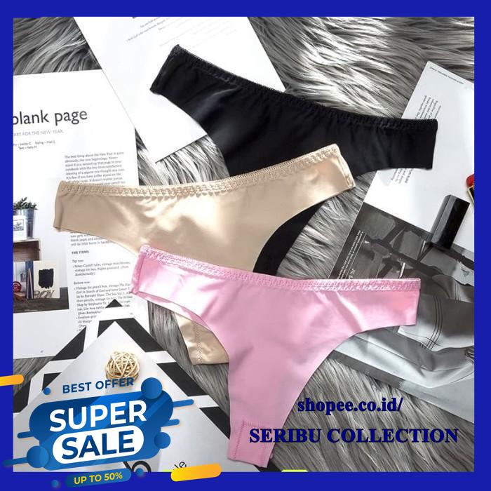 G STRING SEXY SEAMLESS THONGS BIKINI LINGERIE  PRODUK TERBAIK 