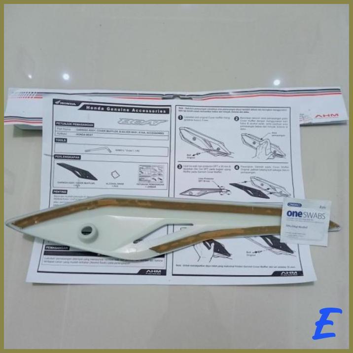 GARNISH COVER KANLPOT MUFFLER BEAT 2021 2022 ORIGINAL HONDA | HH