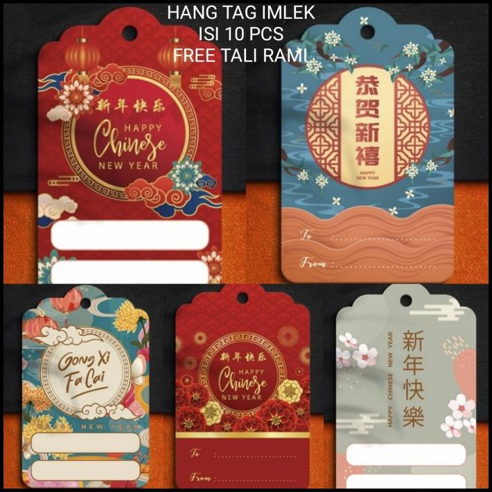 

TERMURAH HANG TAG IMLEK FROM TO MOTIF CLASSIC CHINESE NEW YEAR - ISI 10 !