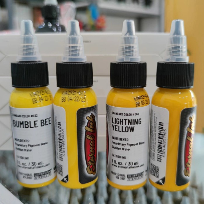 Eternal ink Bumble bee / Lightning yellow 1oz (tinta tattoo Kuning)