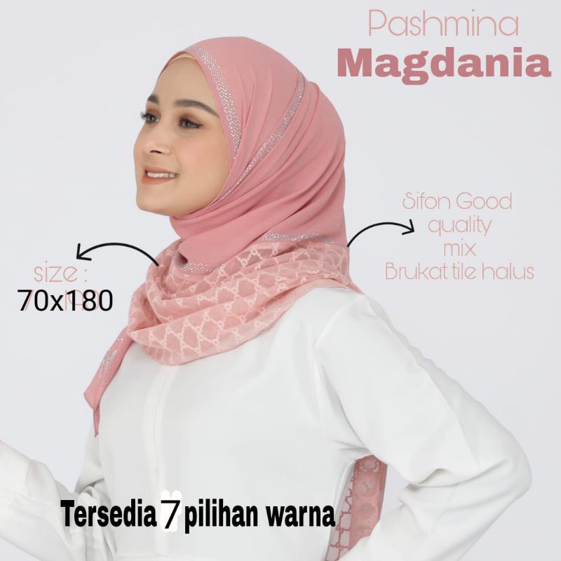 DAILY PREMIUM HIJAB Pashmina hijab sifon ceruty babydoll Magdania Hay Dubai lokal pasmina brukat