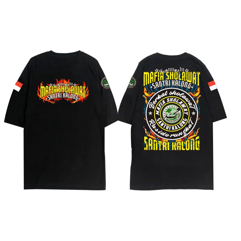 Mafia sholawat pendek,kaos nu,kaos santri,kaos mafia Abah ali gondrong,kaos mafia