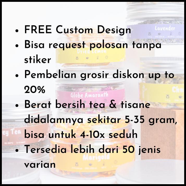 

TERMURAH TEA & TISANE IN TUBE / SOUVENIR TEH DALAM TABUNG !!!