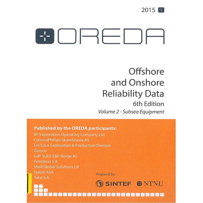 

OREDA, Offshore Reliability Data Handbook 2015, 6th Edition, Volume 2