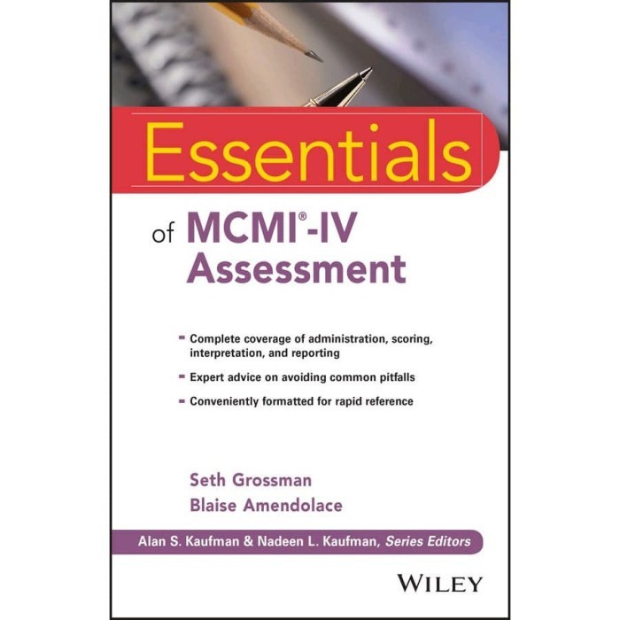 

Essentials of MCMI-IV Assessment (Essentials of Psychological Assess
