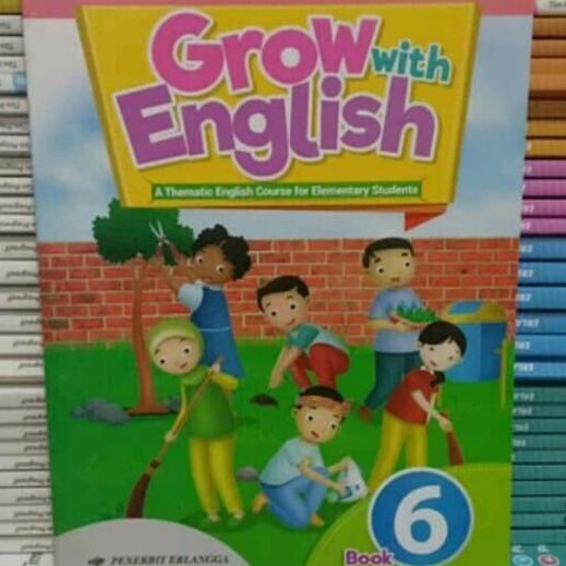 

SALE buku bahasa inggris k13 grow with english kelas 6 penerbit erlangga Termurah