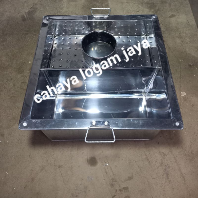 dandang odeng 30 x 30 sekat 2 kuah terpisah  plus tempat tetelan