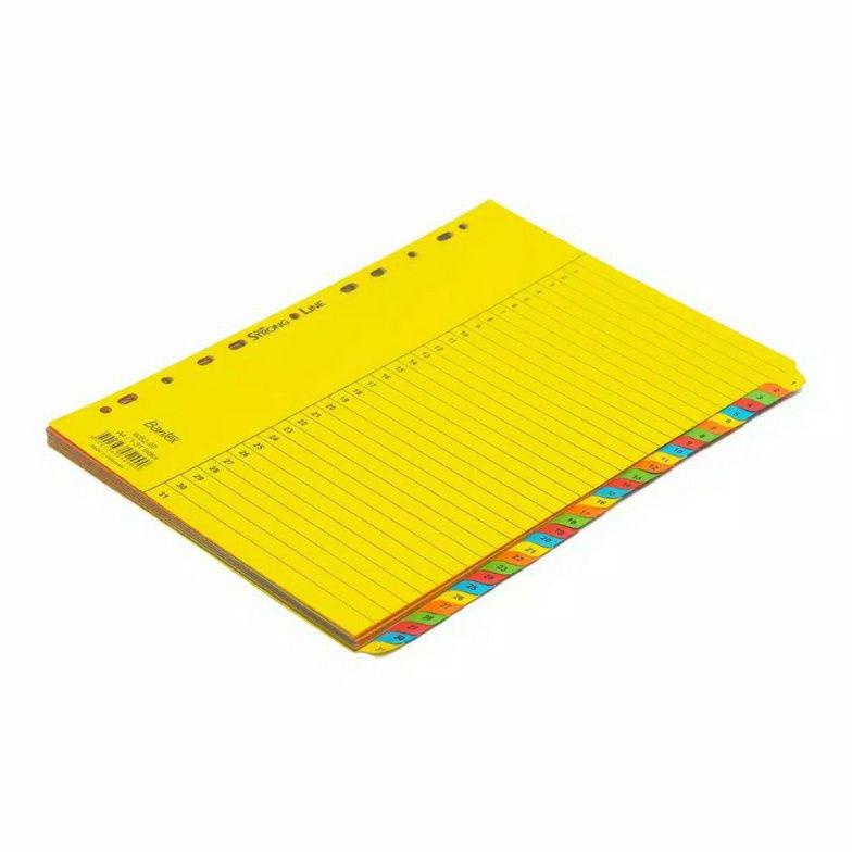 

Trend - Bantex Pembatas Binder Divider A4 31 Lembar Index Numeric ..