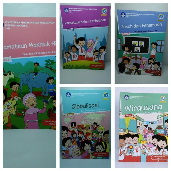 

SALE Buku SD/MI Kelas 6 Paket Semester 1/TEMA 1,2,3,4 DAN 5/KEMENDIKBUD/ORI Termurah