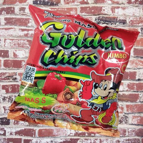 

Kekinian GOLDEN CHIPS SNACK JAGUNG MASS PER 1 BIJI (GR) ,,