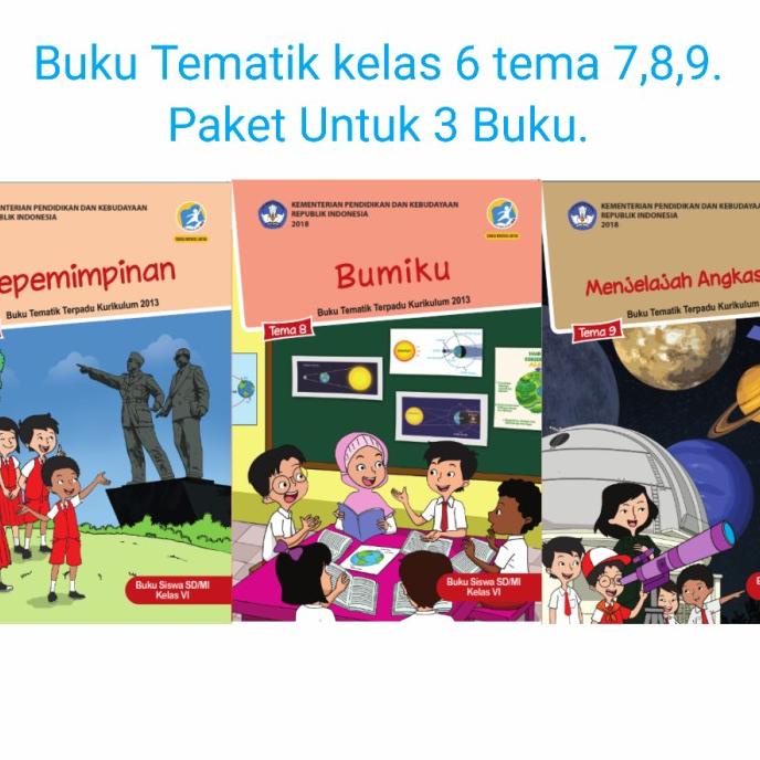 

SALE BUKU TEMATIK KELAS 6 tema 7,8,9 (3 buku) Termurah