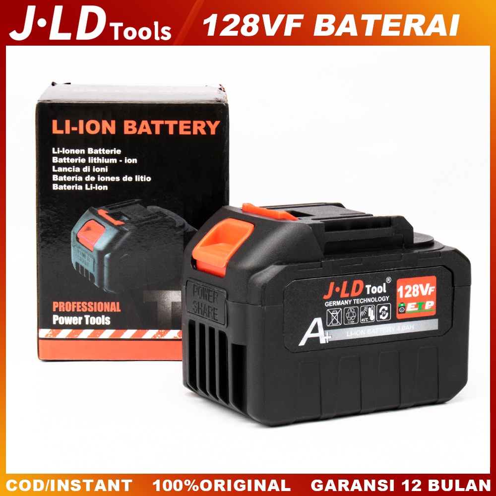 JLD 128VF Baterai Impact Baterai Bor 88VF Makita battery 4.0Ah Baterai Cordless Baterai Impact wrenc