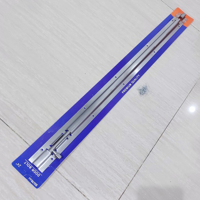 Grendel Slot Kunci pintu STAINLESS 24" Inch Panjang 60 cm