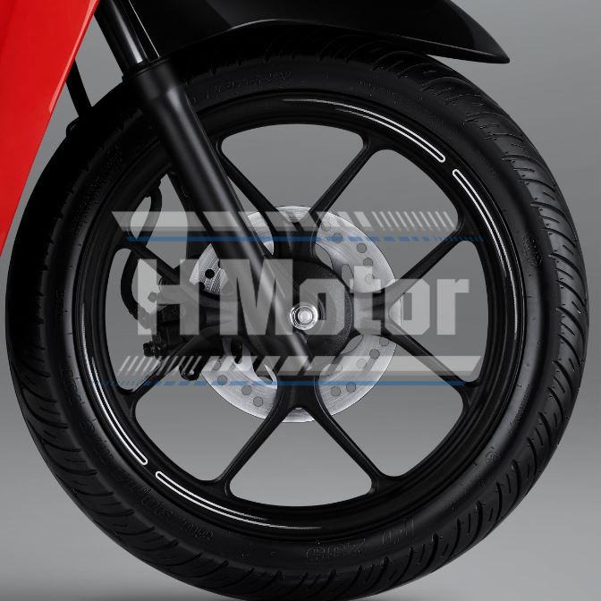Genio - Honda ORI Wheel List Sticker / Stiker Velg 14"