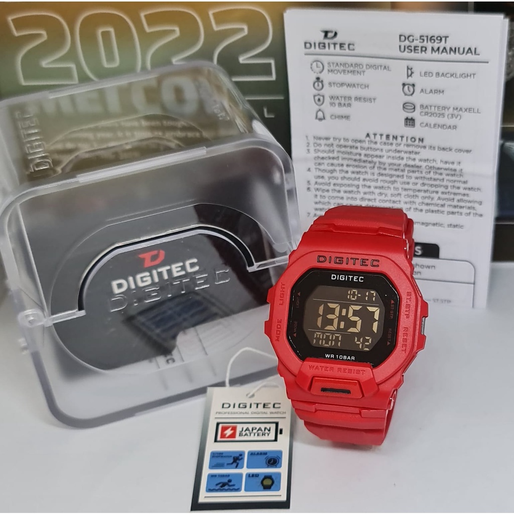 Jam Tangan Digitec Dg 5169 / Dg-5169T / Dg5169T / Dg5169 / Dg 5169T Digitec Sport Watch Digital