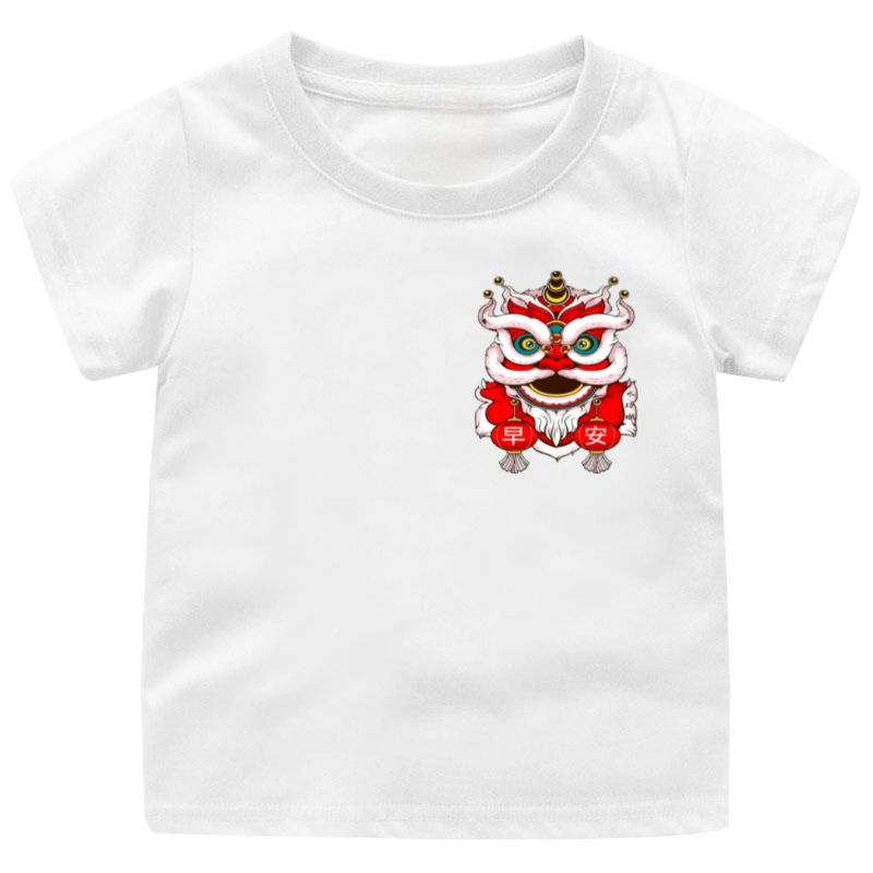 Baju Kaos Anak usia 1-12Tahun Loggo barongsai