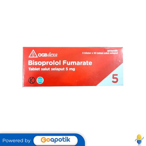 BISOPROLOL OGB DEXA MEDICA 5 MG BOX 30 TABLET
