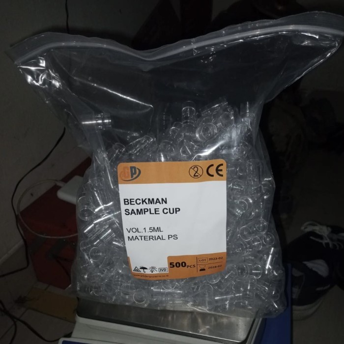 Ready Beckman Sample Cup 1.5ml - GP (1 pack = 500pcs) & Harga tertera 2pack