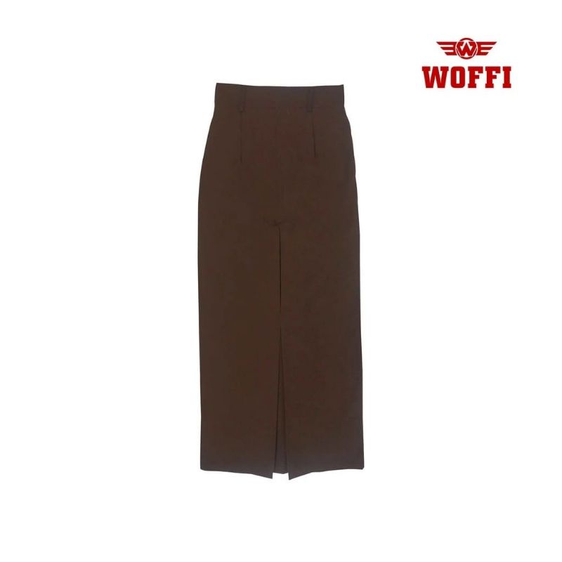 

08 WOFFI ROK SPAN PANJANG COKLAT