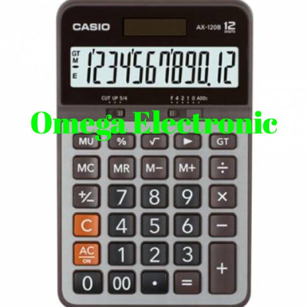 

Casio AX-120B - Calculator Desktop Kalkulator Meja Kantor AX 120 B
