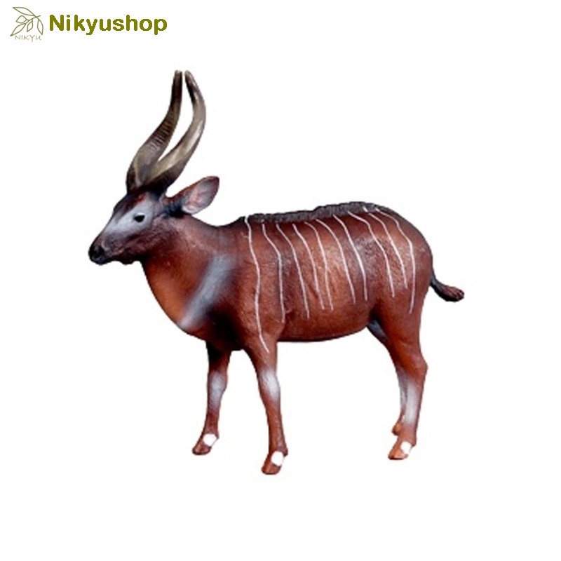 [Nikyushop] Mainan Edukasi Pajangan Hewan Niatur Rusa Bongo Antelope