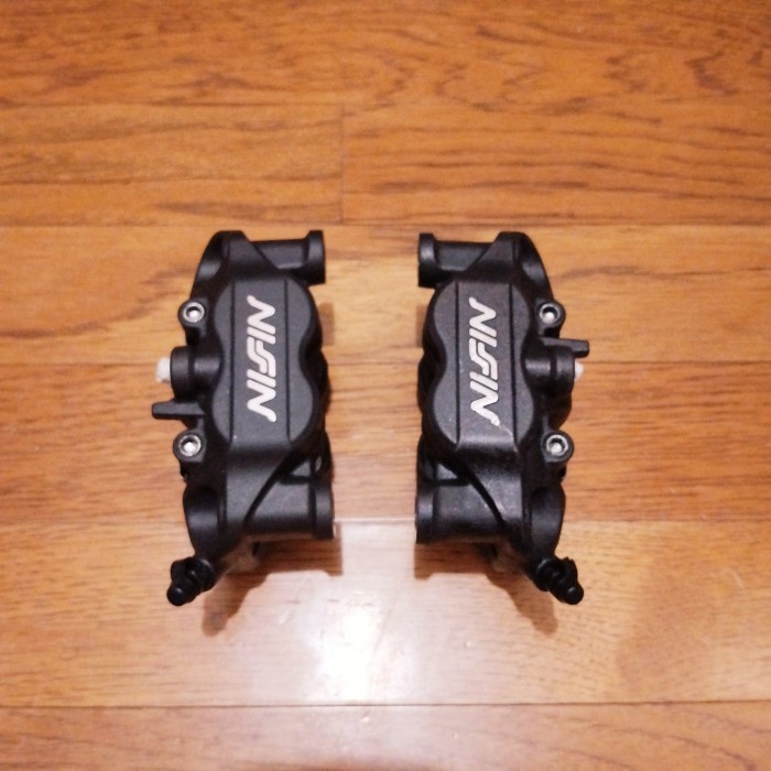 {BEKAS} Kaliper Nissin Monoblock limbah Moge ZX636 ZX6R Original  Berkualitas