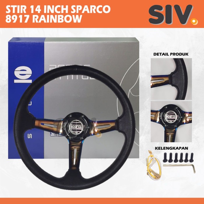 Baru Stir 14 Inch Model Spc Warna Rainbow Gradasi Murah