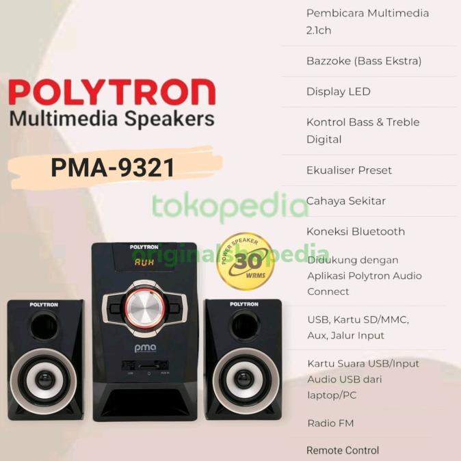 <<<<<] Polytron PMA9321 polytron multimedia speaker Bluetooth pma 9321