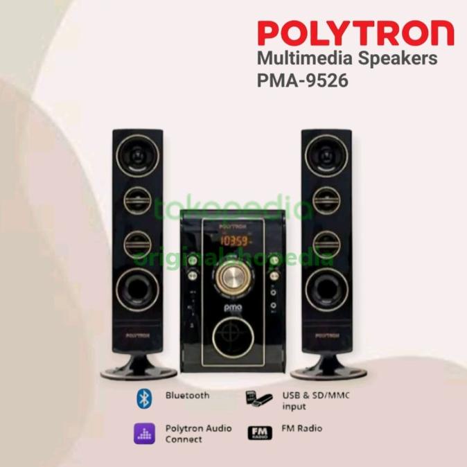 ] Polytron PMA9526 polytron multimedia speaker Bluetooth pma 9526 FM